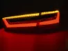 Ліхтарі задні Audi A6 C7 (11-14) Sedan - LED BAR червоні 3