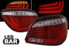 Ліхтарі задні BMW 5 E60 (03-07) - LED BAR (червоні) 1