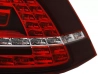 Ліхтарі задні VW Golf 7/VII (12-17) HB - LED червоно-білі (GTI стиль) 2