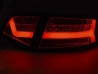 Ліхтарі задні Audi A6 C6 (09-11) Sedan рестайлінг - LED BAR з динамічними поворотами (червоні) 2