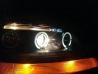 Фари Chevrolet Aveo T200 (02-06) - ангельські очі чорні 3