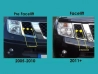 Фари Nissan Pathfinder III (R51; 05-10) - ангельські очі чорні 3