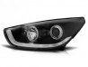 Фари Hyundai ix35 (10-13) - Tube Light ангельські очі чорні 2