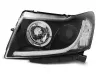 Фари Chevrolet Cruze J300 (09-12) - ангельські очі Tube Lights чорні 2