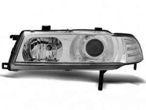 Фари лінзові Honda Prelude IV (92-96) - LED повороти (хром) 2