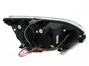 Фары Ford Focus II (04-08) - ангельские глазки хром 4