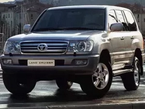 Фари передні Toyota Land Cruiser 100 (98-05) - чорні 3