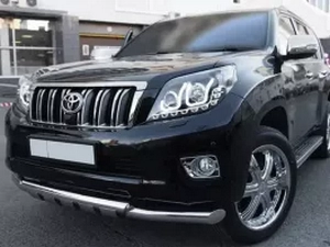 Фари Toyota LC 150 Prado IV (09-13) - світлодіодні чорні 4