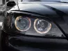 Фари лінзові Opel Astra G (98-04) - H7 ангельські очі чорні (Depo) 2
