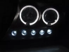 Фари Toyota LC J200 (07-12) - ангельські очі чорні 2