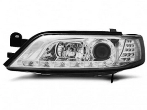 Фари хром Opel Vectra B (95-98) - Daylight з LED поворотами 2