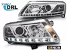 Фари Audi A6 C6 (04-08) - TRU DRL ксенон хром 1