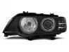 Фари чорні BMW X5 E53 (00-03) - LED ангельські очі D2S 2