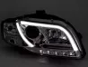 Фари Audi A4 B7 (04-07) - LED Tube Lights хром 3