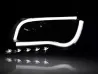 Фари Audi A6 C5 (01-04) рестайлінг - LED Tube Lights чорні 3