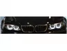 Фари BMW E46 (01-05) Універсал рестайлінг - 3D ангельські очі чорні 3
