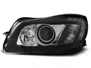 Фари передні Opel Insignia A (08-13) - Led DRL чорні 2