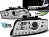Фари Audi A4 B6 (00-04) - Tube Light TRU DRL хром 1