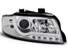 Фари Audi A4 B6 (00-04) - Tube Light TRU DRL хром 2