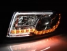 Фари Audi A4 B6 (00-04) - Tube Light LED-повороти хром 2