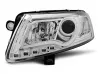 Фари Audi A6 C6 (04-08) - Tube Lights TRU DRL хром 2