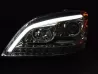 Фари Mercedes M W164 ML (05-08) - Tube Light з динамічними поворотами хром 2