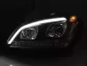 Фари Mercedes M W164ML (05-08) - Tube Light з динамічними поворотами чорні 2