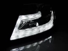 Фари Audi A4 B8 (08-11) - ксенон Tube Light TRU DRL хром 2