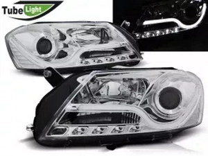 Фари VW Passat B7 (11-15) - Tube Light хром 1