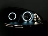 Фари VW Golf V/5 (03-08) - ангельські очі CCFL (чорні) 3