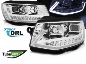 Фари хром VW T6 (2015-) - Tube Light TRU DRL