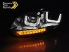 Фари хром VW Golf VI (08-13) - U-LED TRU DRL (Led повороти) 2