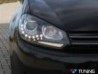 Фари VW Golf VI (08-13) - LED TRU DRL H7 чорні 4