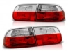 Задні ліхтарі Honda Civic V (91-95) 3D - червоно-білі 1