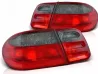 Ліхтарі задні Mercedes W210 (95-02) Sedan - лампові червоно-димчасті 1