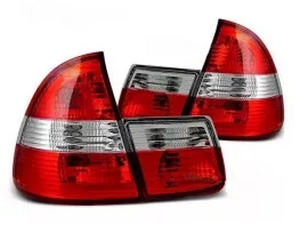 Фонари задние BMW E46 (99-05) Touring - красно-белые