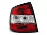 Ліхтарі задні Opel Astra G (98-09) Hatchback - червоно-білі лампові 3