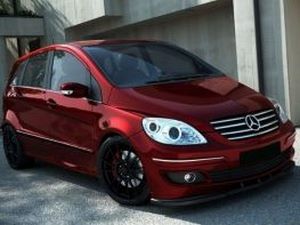 Сплиттер передний Mercedes B W245 (05-08) 3