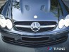 Спліттер передній бампера SL Black Mercedes CLK W209 (02-09) 3