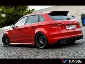 Спліттера заднього бампера Audi S3/A3 S-Line 8V (13-16) Sportback 2