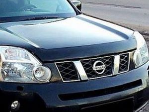 Дефлектор капота Nissan X-Trail II (T31; 07-13) - Hic (акрил) 2