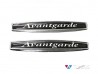 Эмблемы на крылья MERCEDES W169 - чёрные Avantgarde 3
