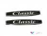 Эмблемы на крылья MERCEDES W203 - чёрные Classic 5