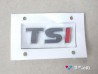 Надпись TSI на багажник VW Jetta A6 (2011-2018) - хром TS, красная I 3