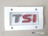 Надпись TSI на багажник VW Jetta A6 (2011-2018) - хром T, красная SI 4