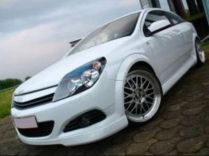 Юбка передняя OPEL Astra H GTC (05-11) 3D "OPC" 3