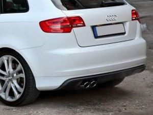 Диффузор задний Audi A3 8P (05-08) 5D Sportback - S3 стиль