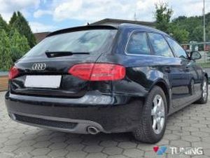 Диффузор задний AUDI A4 B8 рестайлинг два выхлопа S-Line 1