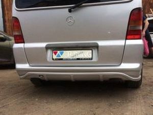 Накладка на задний бампер MERCEDES Vito W638 (96-03) - Meliset 1