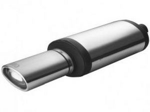 Глушитель универсальный одинарный (срез) NM-142/28